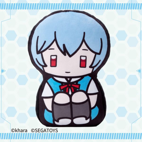 Neon Genesis Evangelion 2D Plišana Igračka Rei Ayanami 32cm - Slika 4