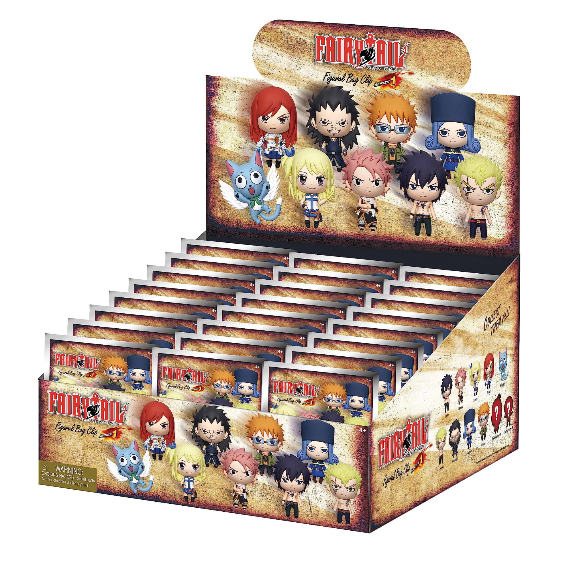 Copy of NewDrop (500 x 500 mm)(887) Fairy Tail 3D Foam Bag Clips - Image 1