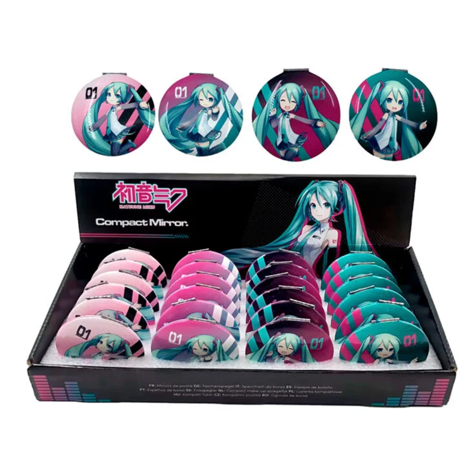 Copy of NewDrop (500 x 500 mm)(931) Hatsune Miku kompakt ogledalo - Image 1