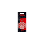 D&D D20 Rubber Keychain