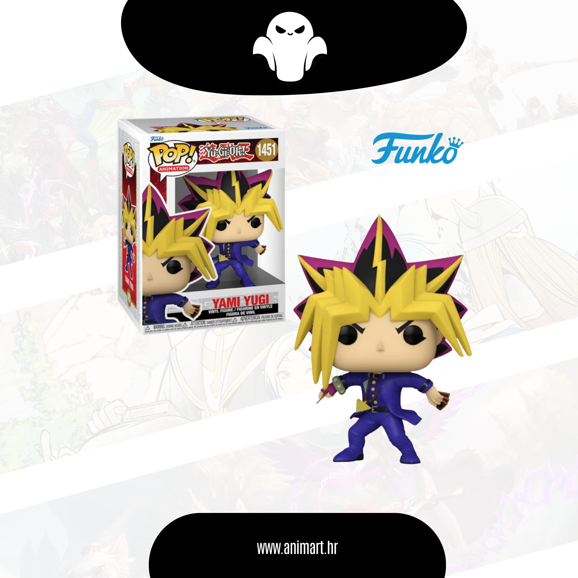 NewDrop (500 x 500 mm)(162) Funko POP! Yami Yugi - Image 1